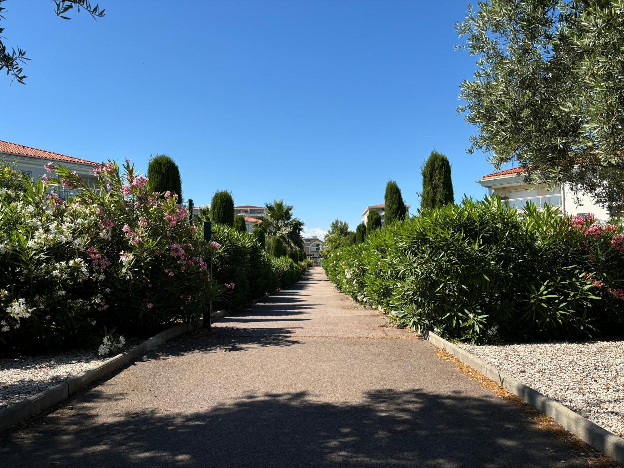 Beachside Apartment With Pool & Garden In Juan Les Pins Antibes Exteriér fotografie