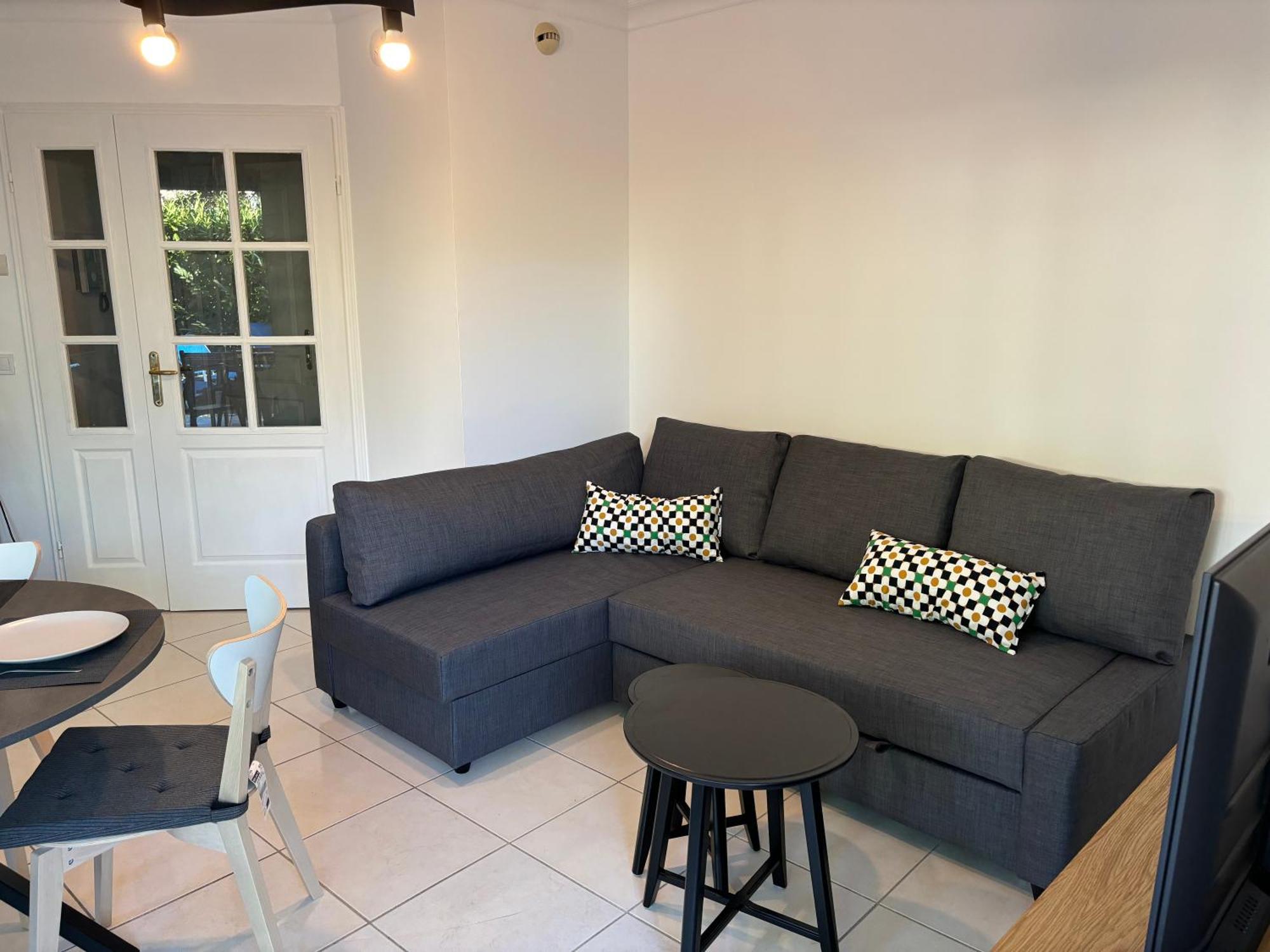 Beachside Apartment With Pool & Garden In Juan Les Pins Antibes Exteriér fotografie